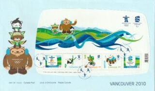 2009 Canada #2305 Olympic Emblems and Mascots - Definitives FDC