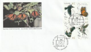 1995 Canada #1566a Migratory Wildlife FDC