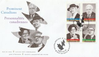 1997 Canada #1664b Prominent Canadians FDC