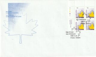 1998 Canada #1685 Maple Leaf FDC