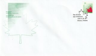 1998 Canada #1699 Stylized Maple Leaf FDC