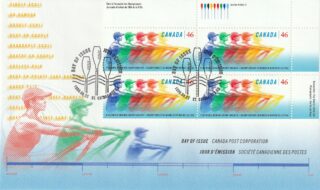 1999 Canada #1805 World Rowing Championships FDC