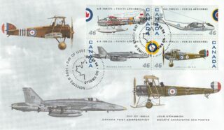 1999 Canada #1808c - 1808d & 1808g - 1808h Canadian Air Forces (1924 - 1999) FDC