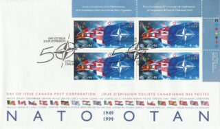 1999 Canada #1809 NATO 50th Anniversary FDC