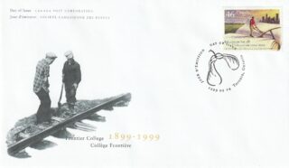1999 Canada #1810 Frontier College farmer, open book FDC