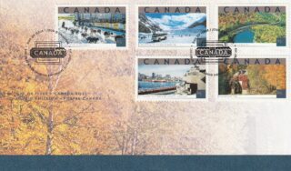 2002 Canada #1952a - 1952e Tourist Attractions FDC