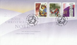 2002 Canada #1965 - 1967 Christmas (Aboriginal Art) FDC