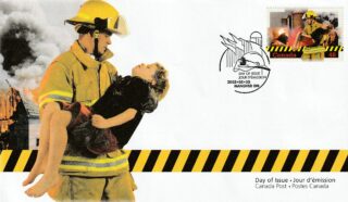 2003 Canada #1986 Volunteer Firefighters FDC