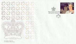 2003 Canada #1987 Queen Elizabeth II FDC