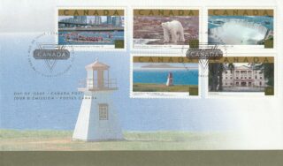 2003 Canada #1990a - 1990e Tourist Attractions FDC