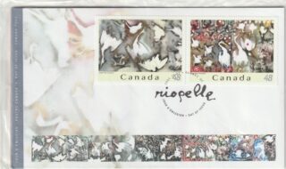 2003 Canada #2002 Jean-Paul Riopelle FDC (Sealed Set of 3)
