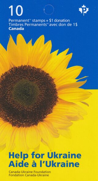 2022 Canada #B32a Help for Ukraine Booklet Booklet