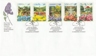 1991 Canada #1315a Public Gardens FDC
