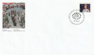 1991 Canada #1357 Queen Elizabeth II FDC
