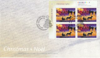 2001 Canada #1922 Sleigh Ride in an Urban Landscape FDC