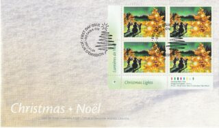 2001 Canada #1924 Building a Snowman in the Country FDC
