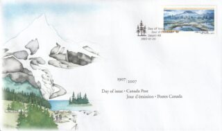 2007 Canada #2224 Jasper National Park Centennial FDC