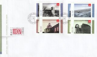 2007 Canada #2218a Royal Architectural Institute FDC