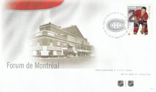 2014 Canada #2787b Original Six - Doug Harvey FDC
