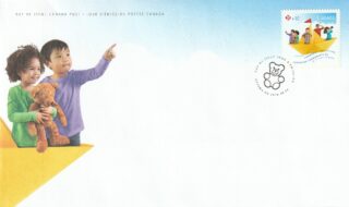 2014 Canada #B21 Canada Post Community Foundation - Children in a Boat FDC