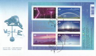 2015 Canada #2838 Weather Wonders FDC