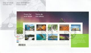 2018 Canada #3056 From Far and Wide FDC