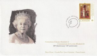 2013 Canada #2644 Coronation of Queen Elizabeth II, 60th Anniversary FDC