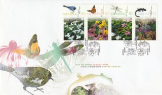 2006 Canada #2145a - 2145d Gardens FDC