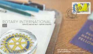 2010 Canada #2394 Rotary International Centennial FDC