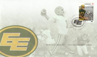 2012 Canada #2570 Edmonton Eskimos Tom Wilkinson (1943-), 'Five in a Row' FDC