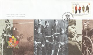 2012 Canada #2579 They Royal Hamilton Light Infantry FDC