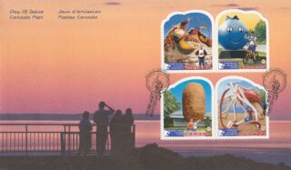 2011 Canada #2485a - 2485d Roadside Attractions - 3 FDC