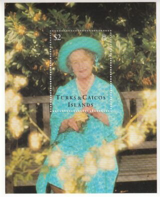 1995 Turks and Caicos Islands #1168 Queen Mother 95th Birthday