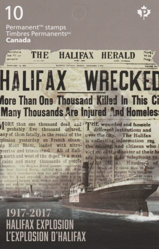 2017 Canada #3050a Halifax Explosion Booklet