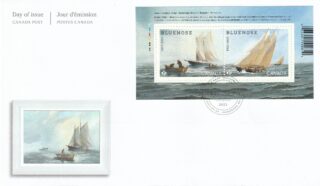 2021 Canada #3293 Bluenose (1921-2021) FDC