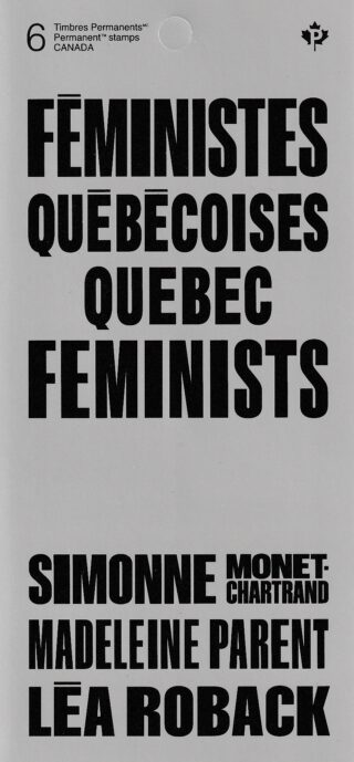 2023 Canada #3396a Quebec Feminists Booklet