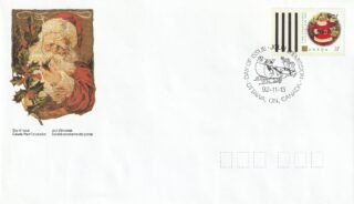 1992 Canada #1455 Santa Claus FDC