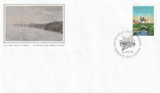 1993 Canada #1484 Toronto Bicentennial: Founding of Toronto FDC