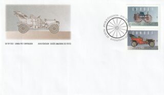 1993 Canada #1490a & 1490b Historic Land Vehicles - 1 FDC