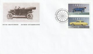 1993 Canada #1490c & 1490d Historic Land Vehicles - 1 FDC