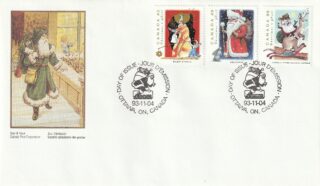 1993 Canada #1499 - 1501 Christmas (Personages) FDC