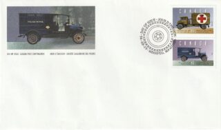 1994 Canada #1527a & 1527b Historic Public Service Vehicles - 2 FDC
