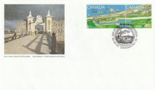 1995 Canada #1547 & 1548 Fortress of Louisbourg, Nova Scotia FDC