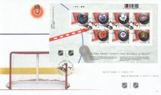 2013 Canada #2661 Canadian NHL Team Logos FDC