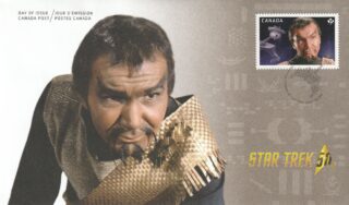 2016 Canada #2919 Star Trek: Commander Kor FDC