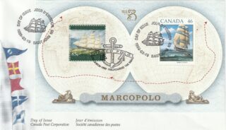 1999 Canada #1779a The Marco Polo under full sail FDC