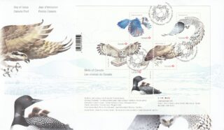 2017 Canada #3017 Birds of Canada - 2 FDC