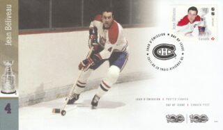 2017 Canada #3028 NHL: The Ultimate Six - Jean Beliveau FDC
