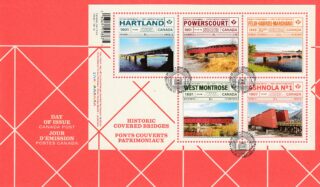 2019 Canada #3180 Historic Covered Bridges FDC