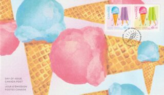 2019 Canada #B28 - B29 Canada Post Community Foundation - ice cream FDC